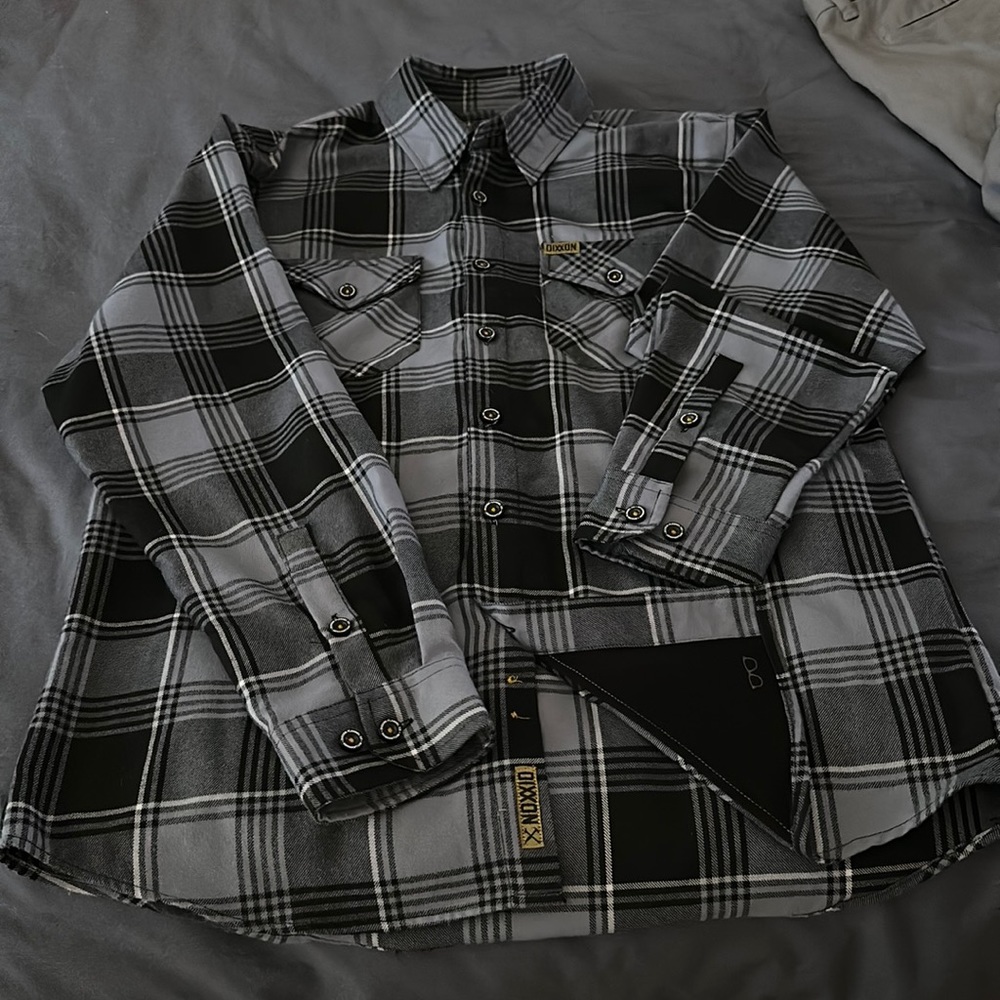 Mens Medium Dixxon Flannel-Adamantium
